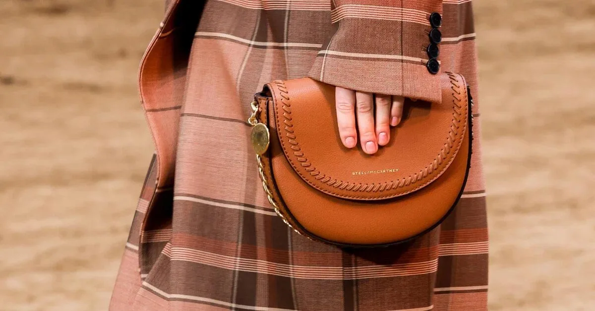 Stella McCartney túi da nâu