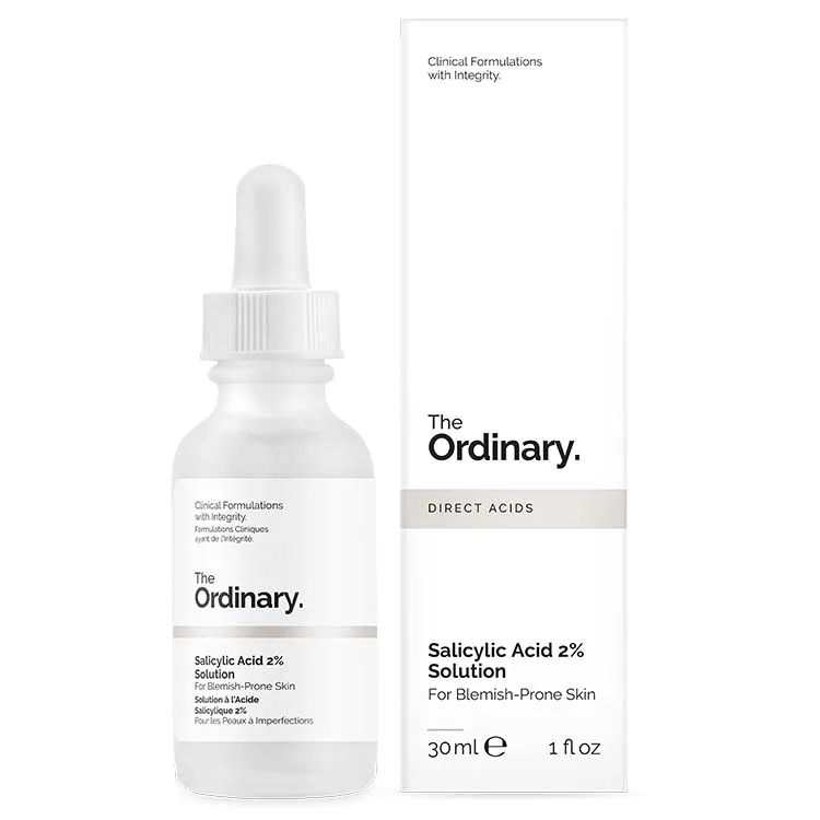 The Ordinary's Salicylic Acid 2% Solution Trị mụn trứng cá và mụn đầu đen