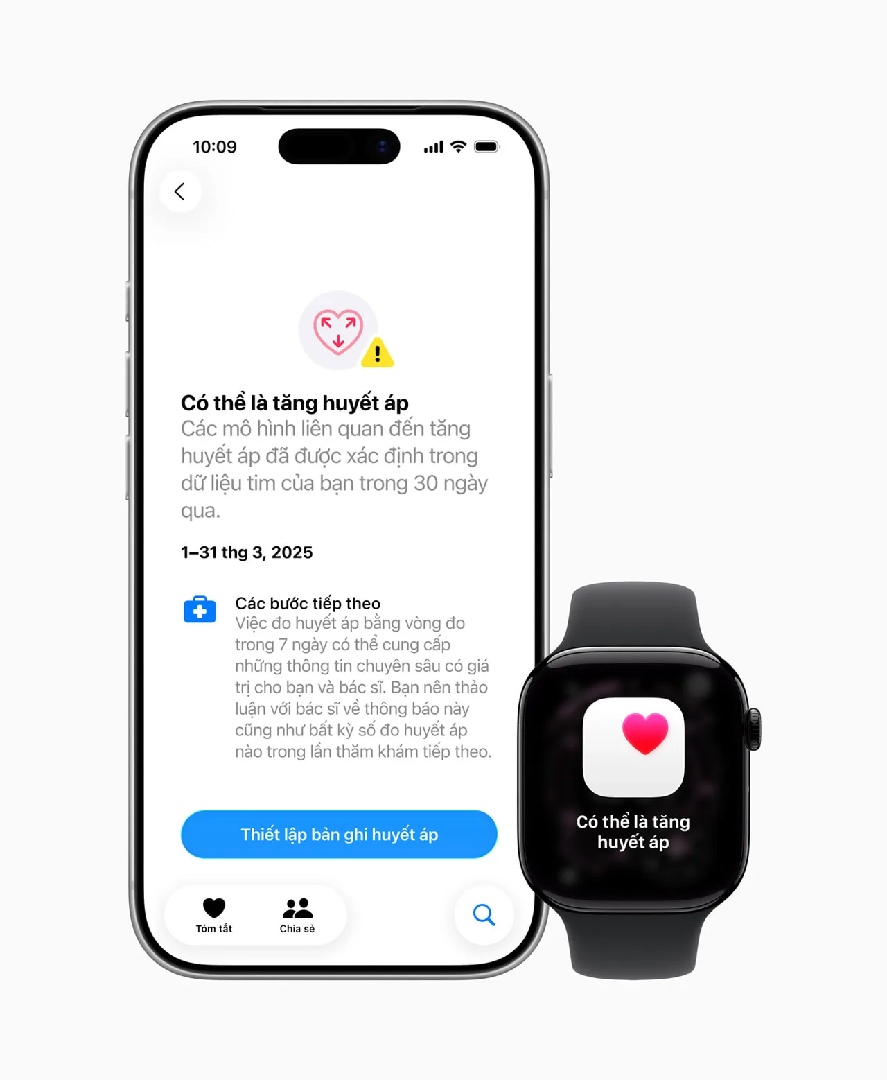 Bắt đầu từ hôm nay, tính năng cảnh báo tăng huyết áp đột phá khả dụng trên Apple Watch tại Việt Nam.