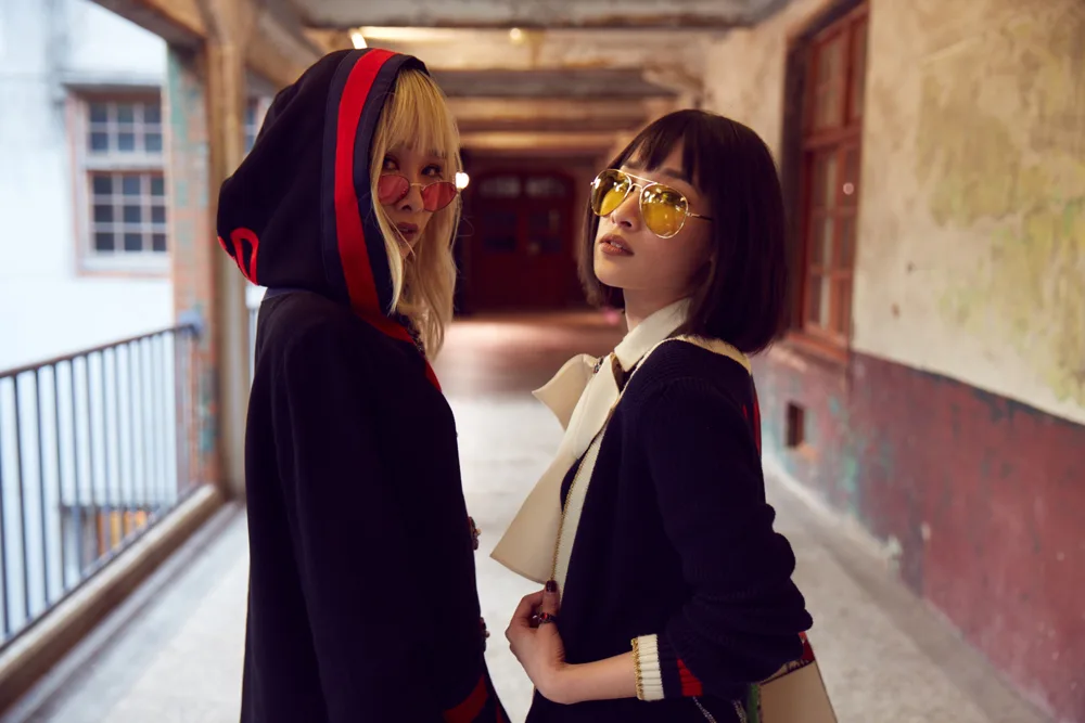 CHERRIE & EVANGELINE - gucci - elle vietnam