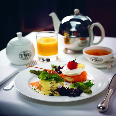 Bữa ăn trưa nhẹ tại quán trà cao cấp (Tea Salon) TWG Marina Bay Sands