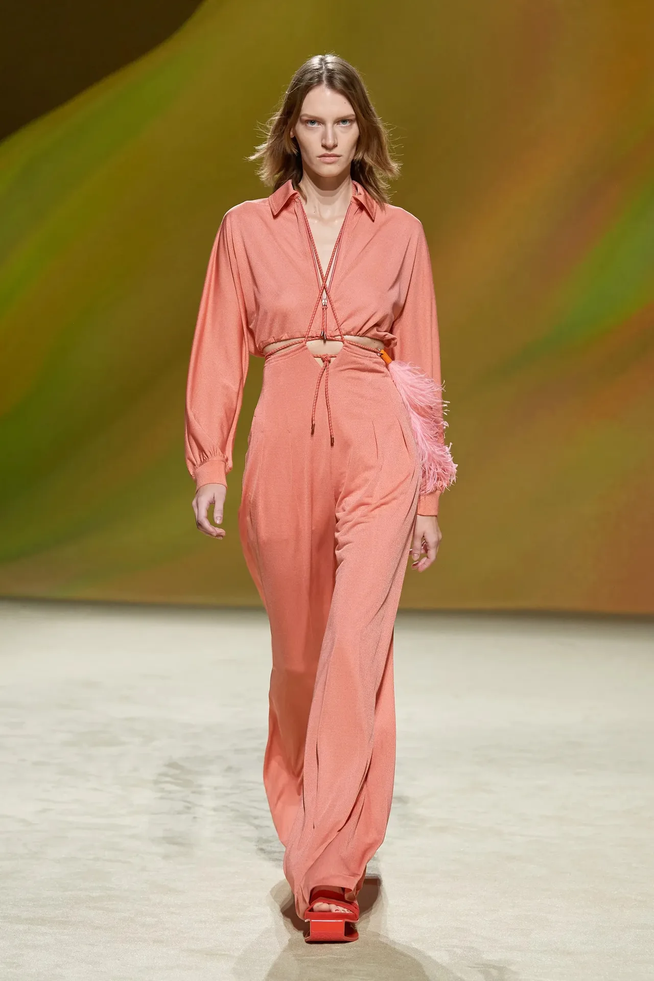 Hermès Xuân Hè 2023 look 28