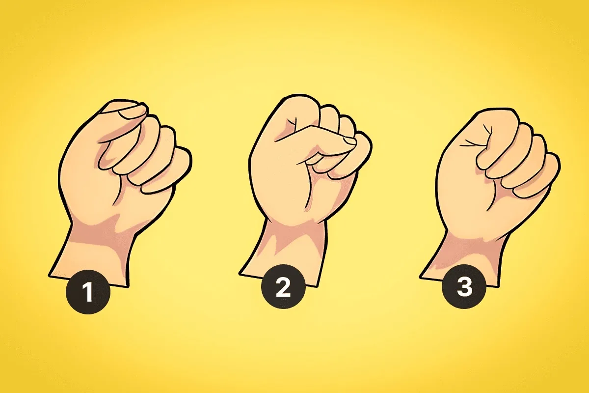Trắc nghiệm cách nắm bàn tay tiết lộ đặc điểm tính cách