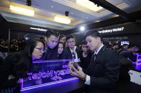 Samsung Việt Nam thành công lớn trong ngày đầu ra mắt Galaxy Note7