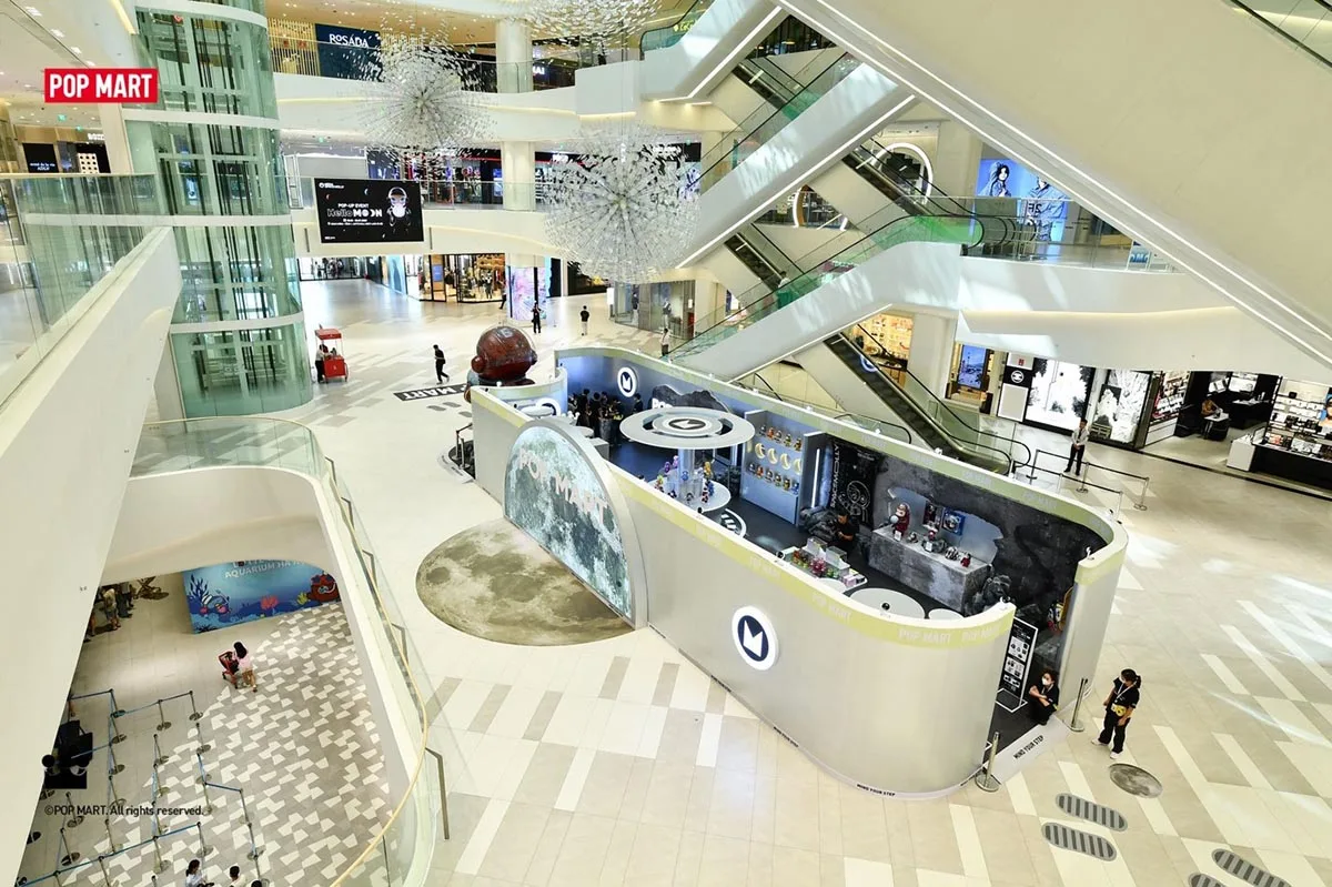Toàn cảnh triển lãm MAGA SPACE MOLLY: Hello, Moon của POP MART tại Lotte Mall West Lake
