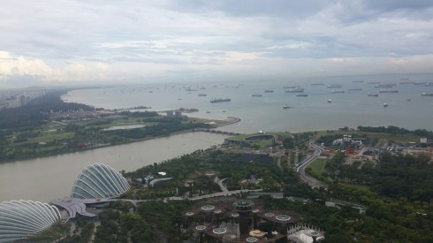 Khu vực cầu cảng của Singapore