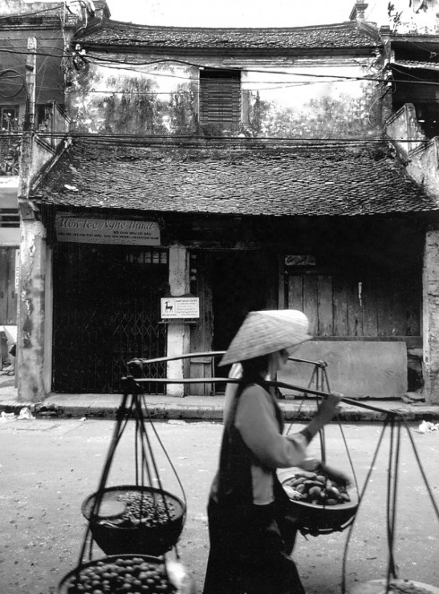 Ngôi nhà ở 47 Hàng Bạc, được coi là cổ nhất còn lại.