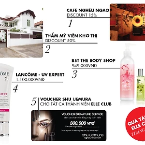 Quà tặng ELLE CLUB số tháng 5/2014