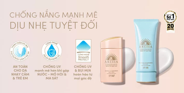 kem chống nắng; anessa; da nhạy cảm; da dầu mụn; da maskne; da treament kem chống nắng; anessa; da nhạy cảm; da dầu mụn; da maskne; da treament