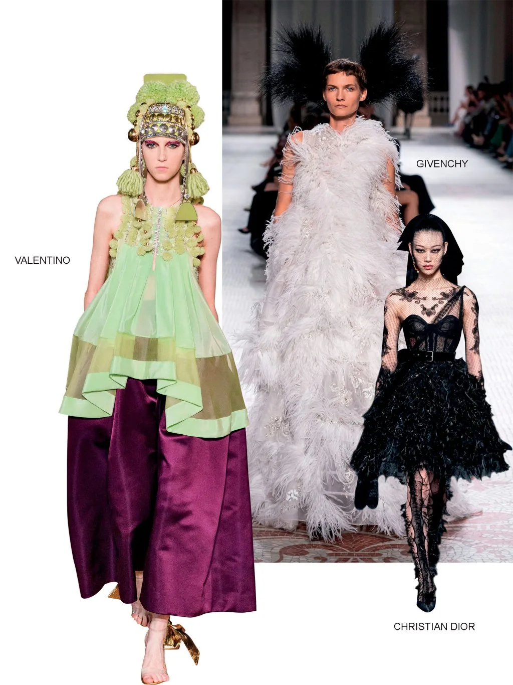 Haute Couture 2 Haute Couture valentino givenchy và christian dior thu đông 2019