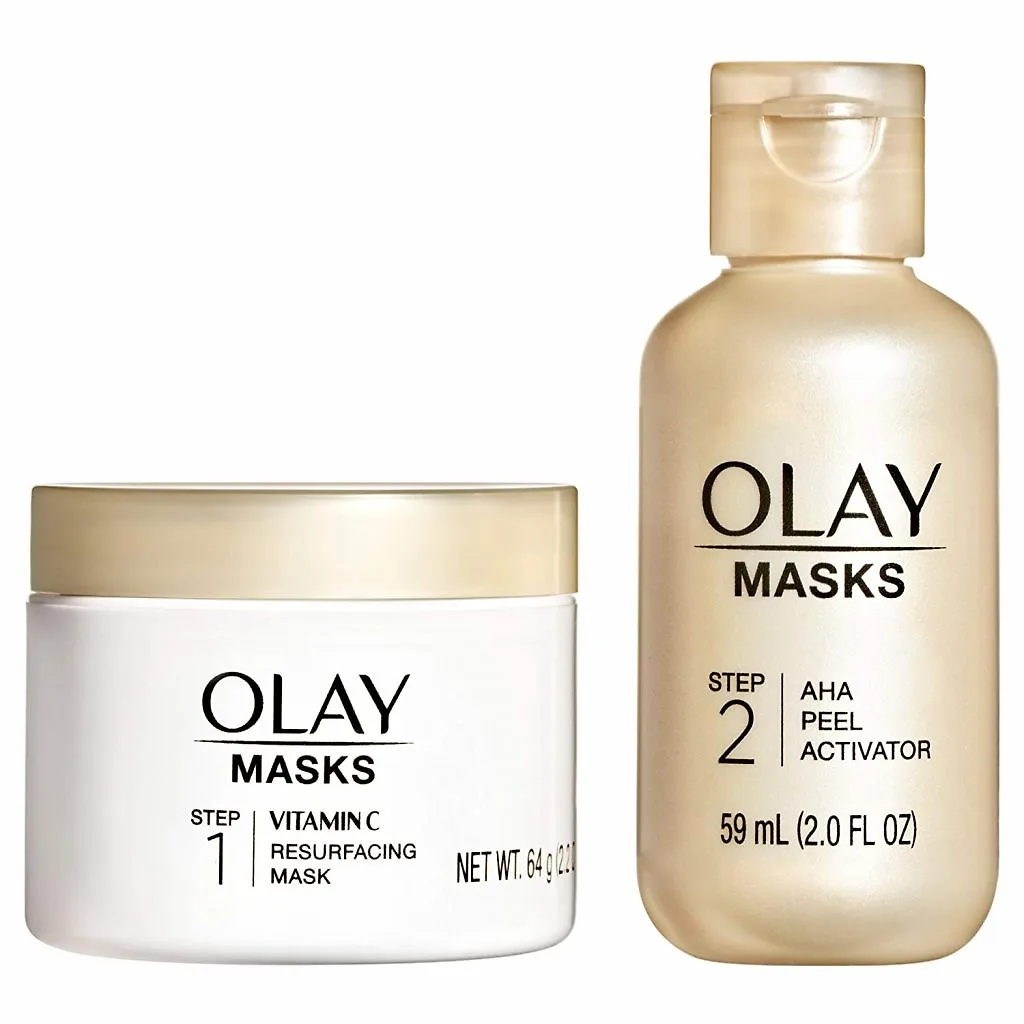 Bộ sản phẩm peel da Olay Vitamin C + AHA Resurfacing Peel Vitamin C Bộ sản phẩm peel da Olay Vitamin C + AHA Resurfacing Peel Vitamin C
