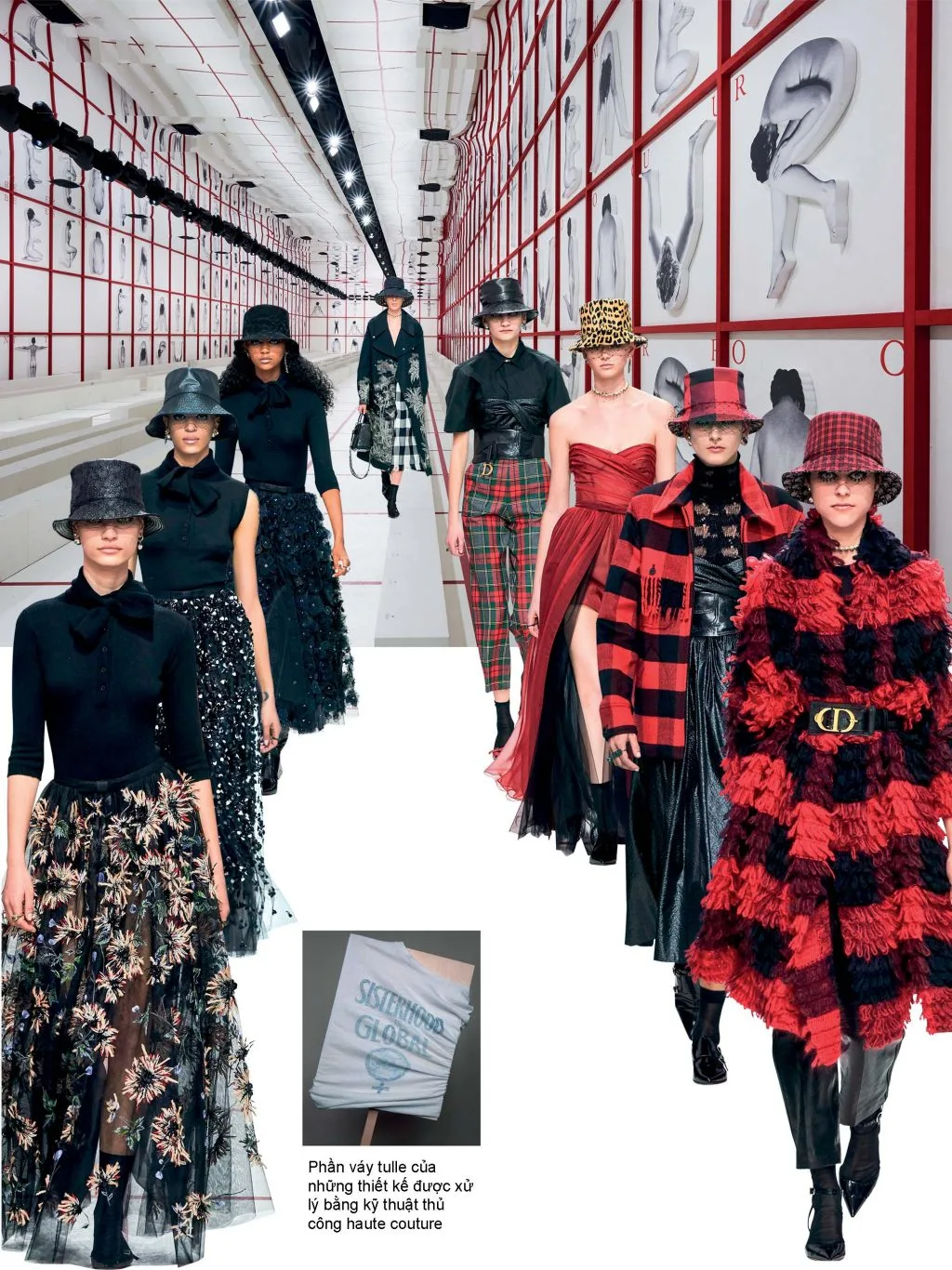 thiết kế 3 sàn diễn thời trang thu đông 2019 dior