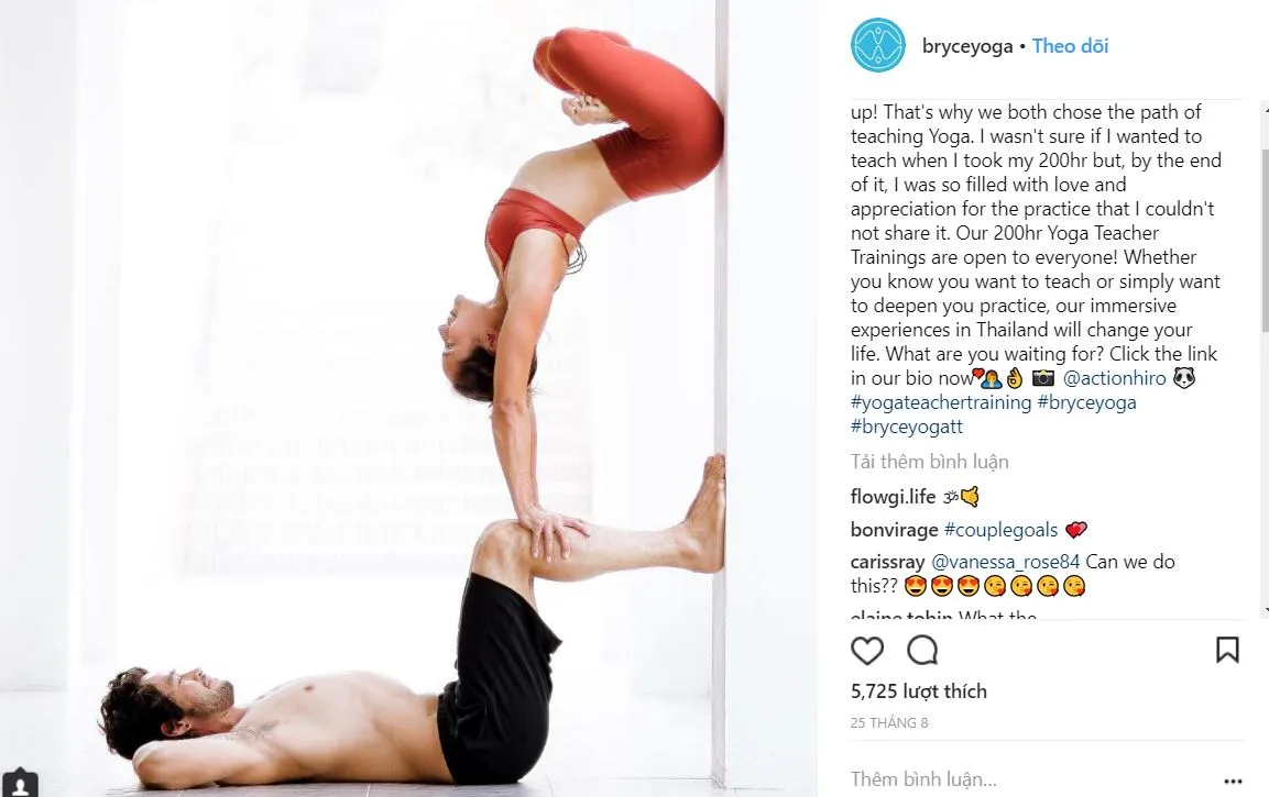 10 tài khoản Instagram truyền cảm hứng cho các tín đồ Yoga 10 tài khoản Instagram truyền cảm hứng cho các tín đồ Yoga