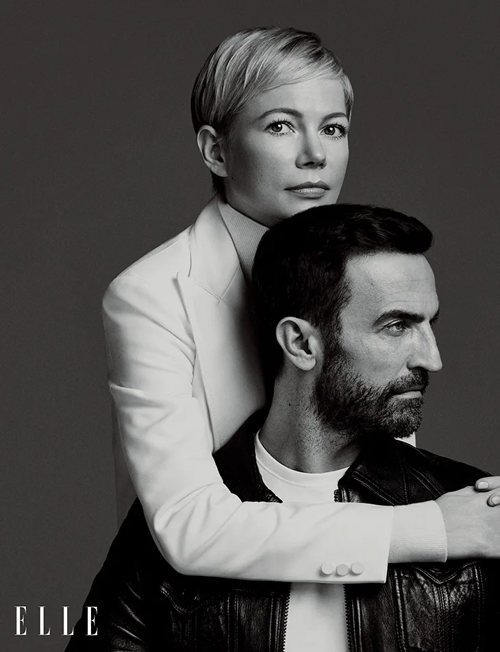 Michelle Williams và Nicolas Ghesquière Michelle Williams và Nicolas Ghesquière