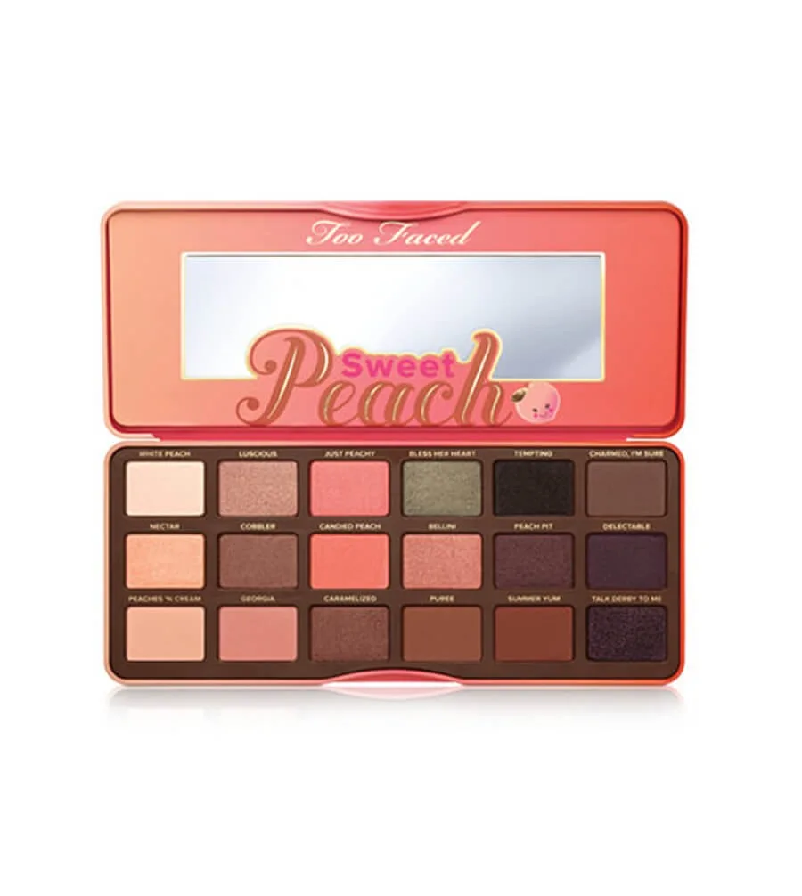 Sao Hoa ngữ Màu mắt nhũ Too Faced Sweet Peach Eyeshadow Palette. Sao Hoa ngữ Màu mắt nhũ Too Faced Sweet Peach Eyeshadow Palette.