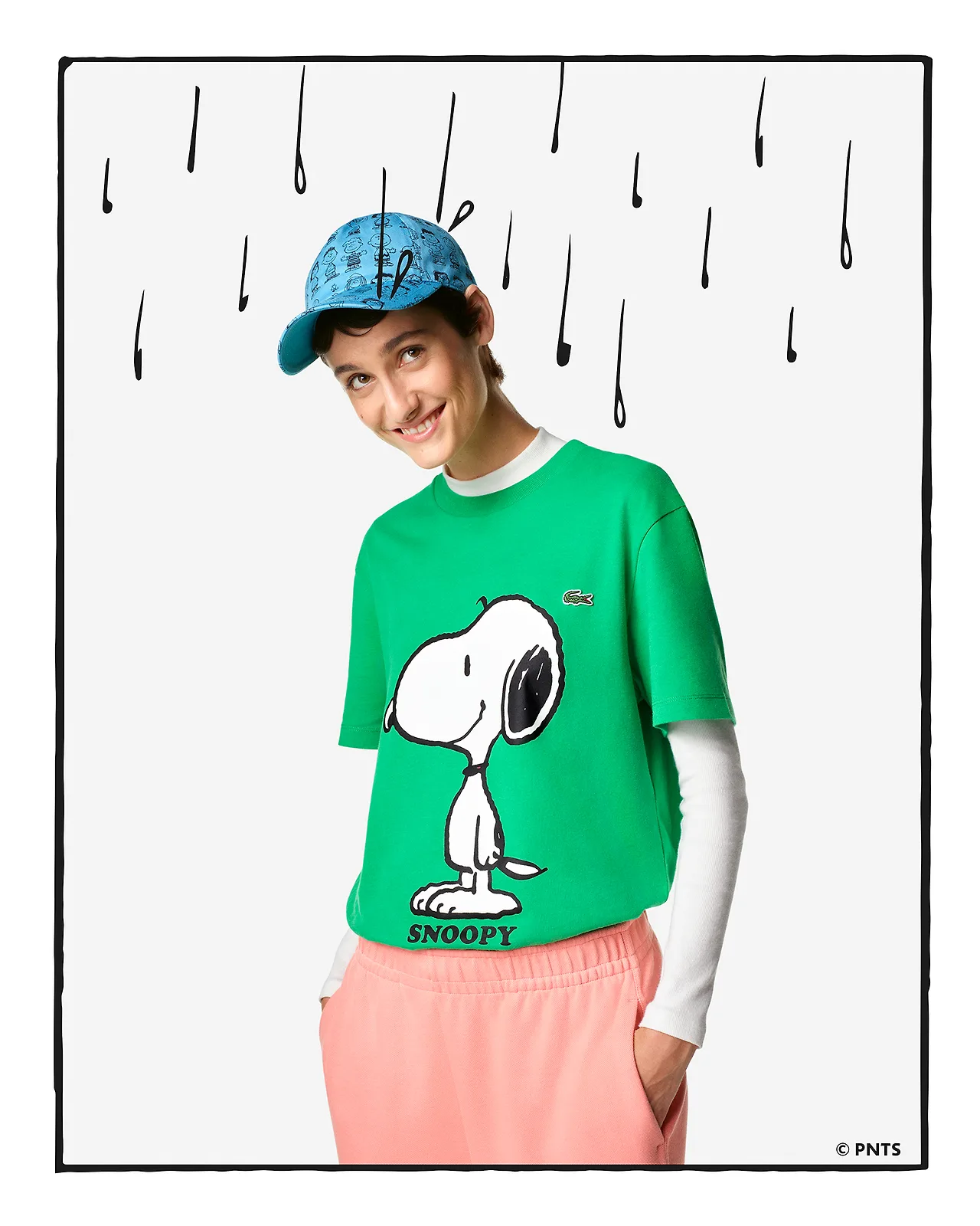 áo thun Lacoste x Peanuts