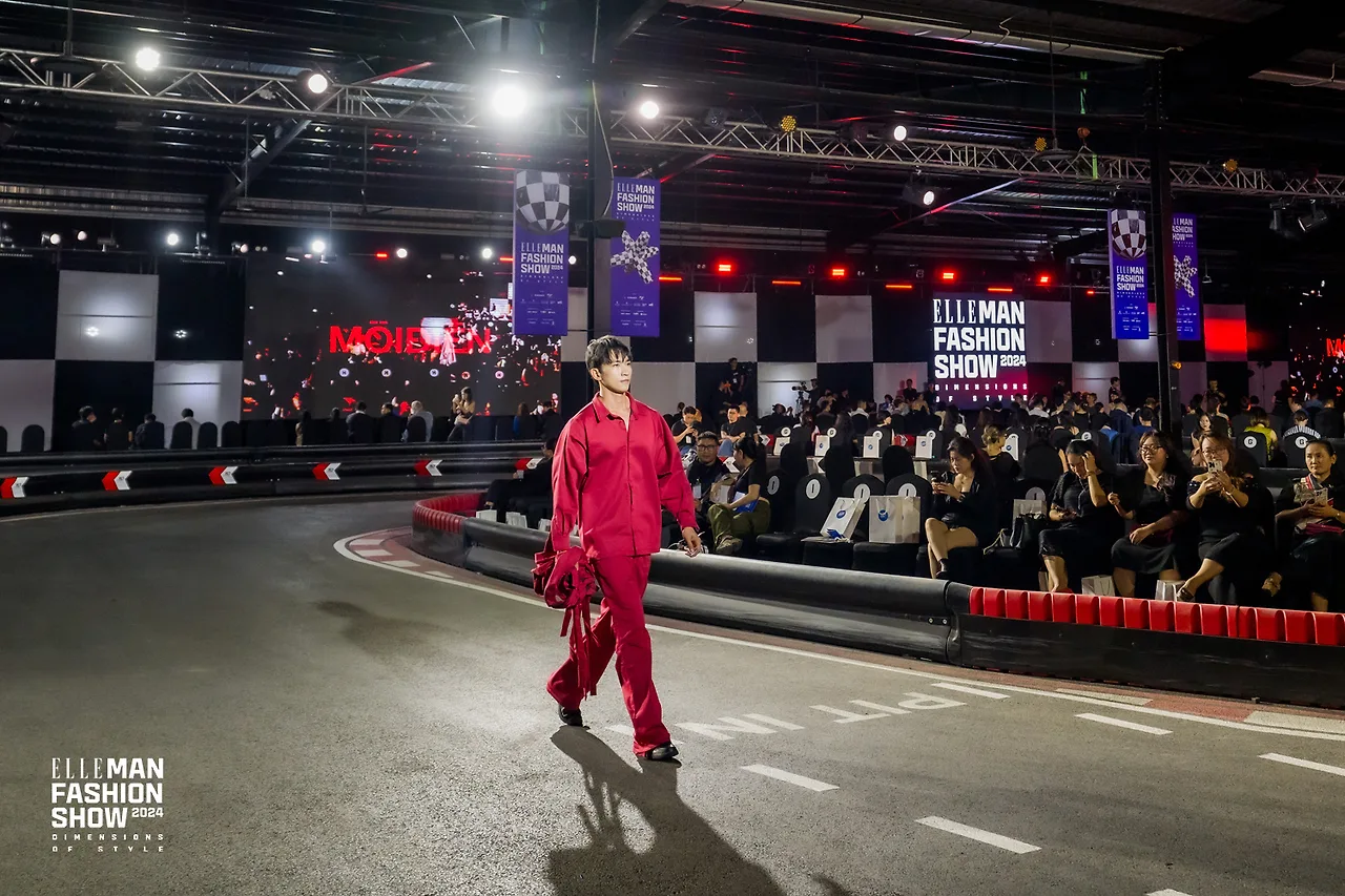 võ cảnh môi điên elleman fashion show 2024