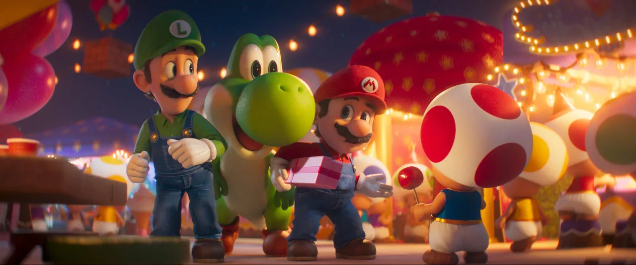 Trailer phim Super Mario Thiên Hà lộ diện hình ảnh chú khủng long Yoshi.