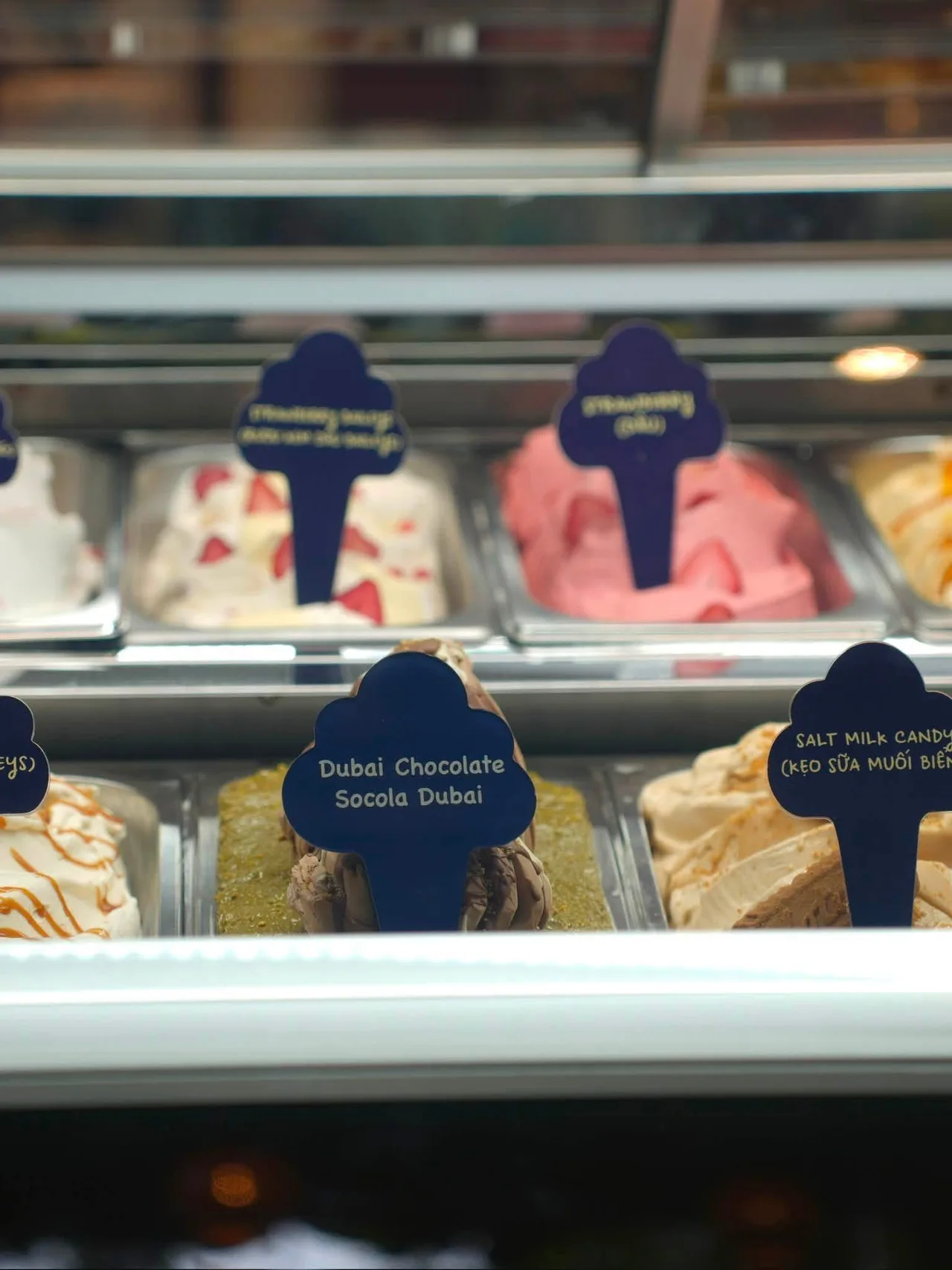 Hoo Gelato Saigon nổi bật với phong cách hiện đại tại Sài Gòn.