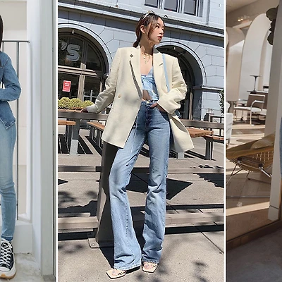 quần jeans petite skinny bootcut boyfriend