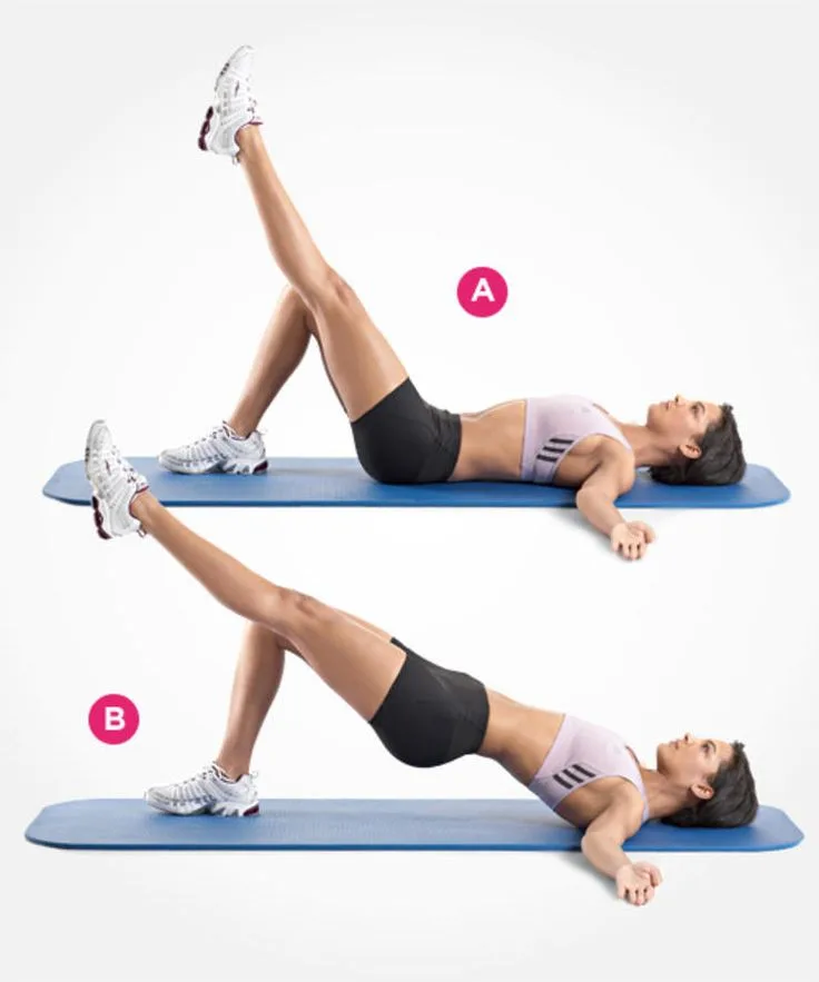 single-leg hip raise single-leg hip raise