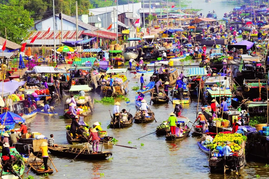 chợ nổi cần thơ
