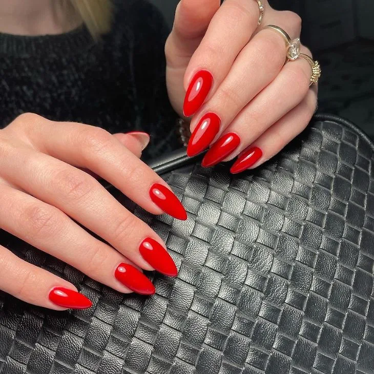 nail đẹp tông đỏ nail đẹp tông đỏ