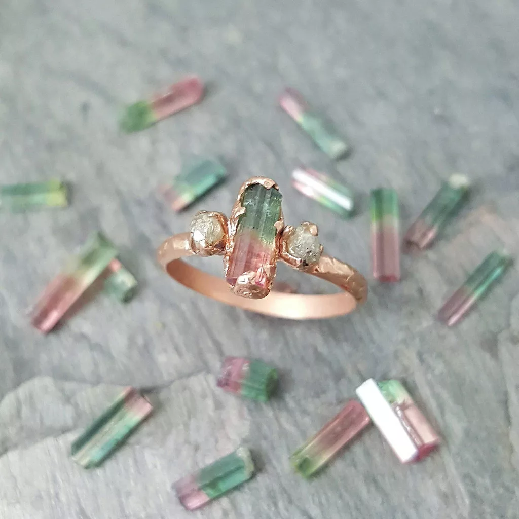 Chọn trang sức đá Watermelon Tourmaline theo cung bạch dương