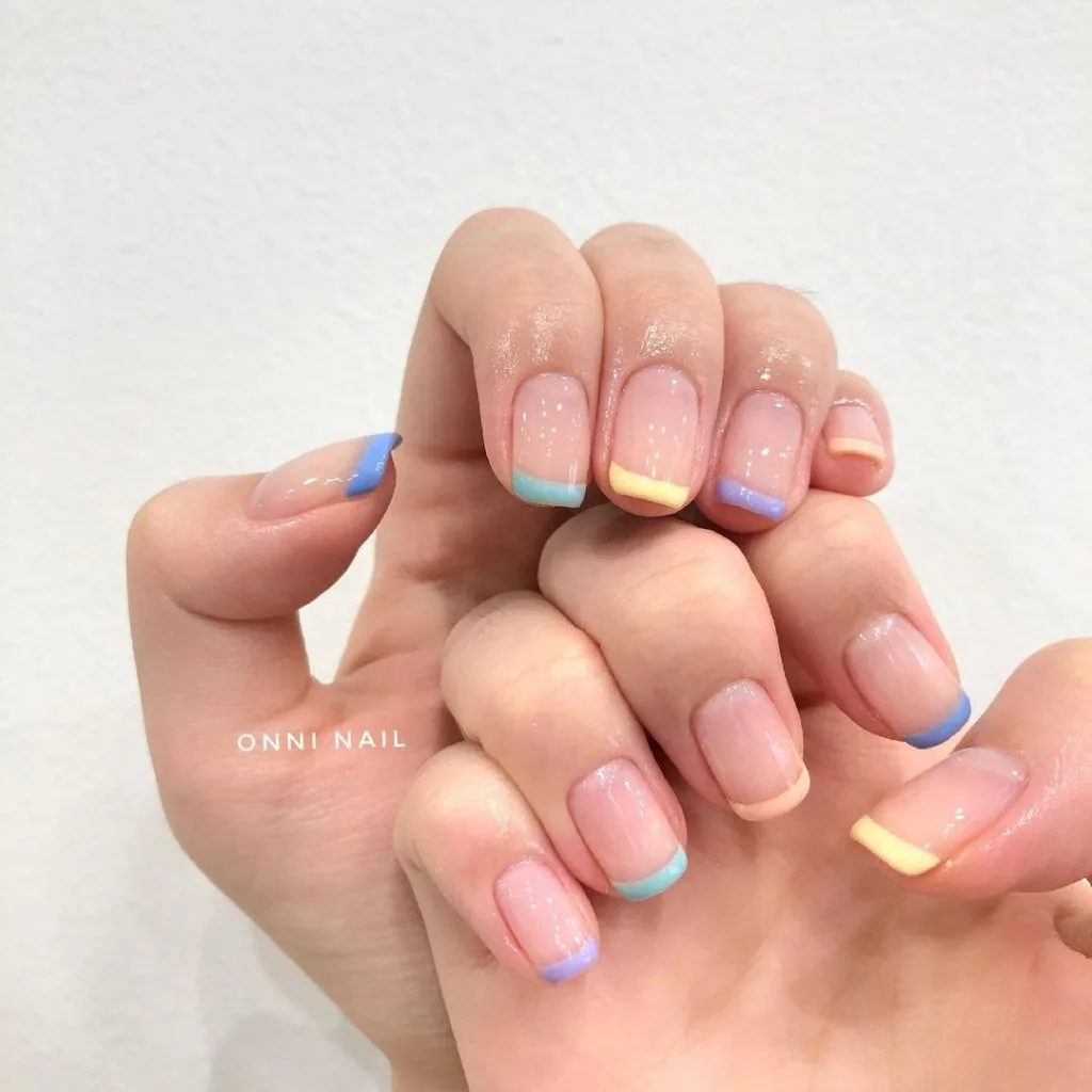 nail đẹp sơn đầu móng nhiều màu nail đẹp sơn đầu móng nhiều màu