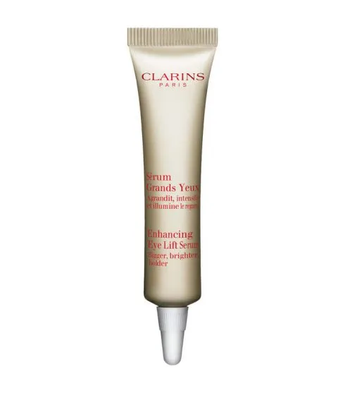 Clarins Enhancing Eye Lift Serum Bigger Brighter Bolder.