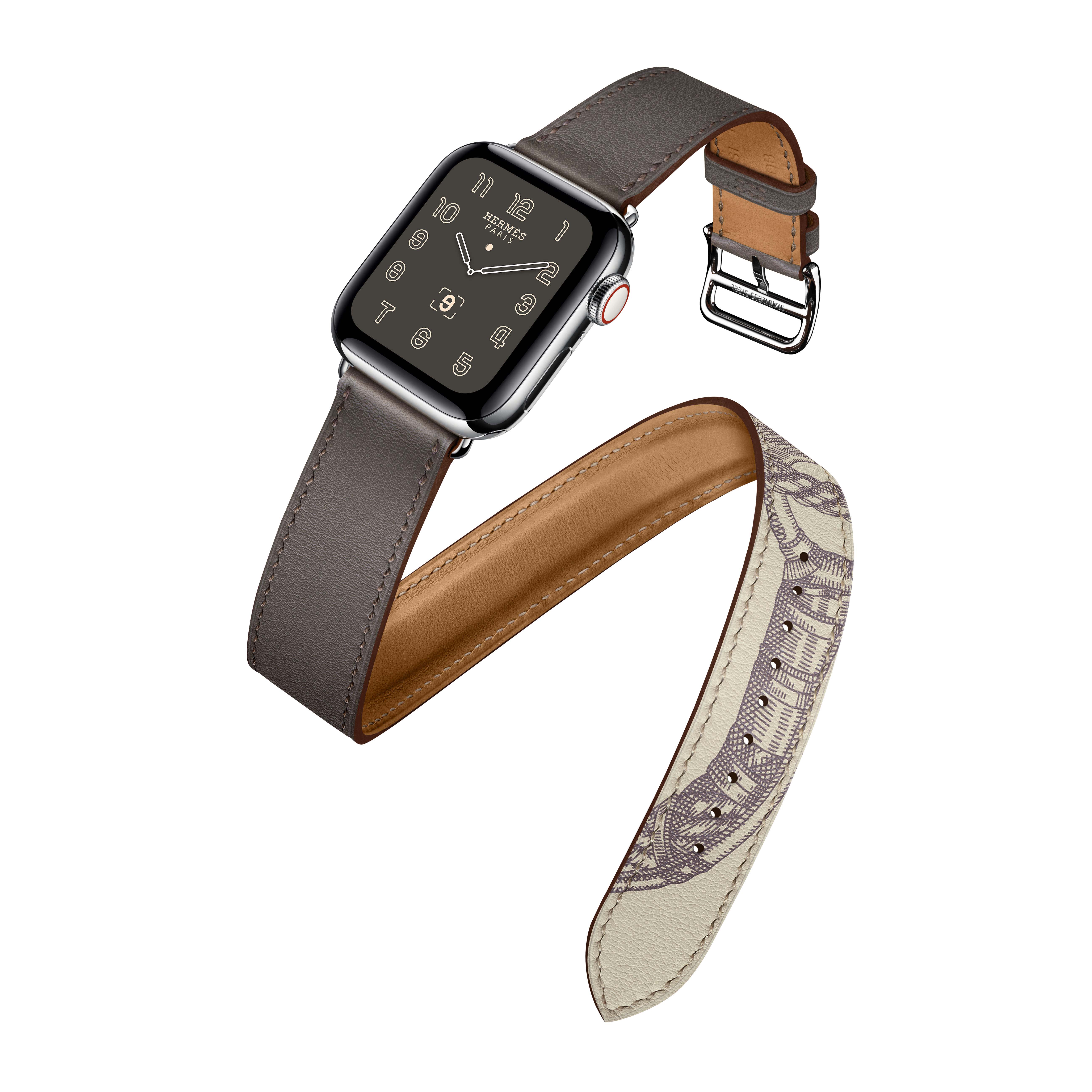 apple watch hermès Della Cavalleria màu nâu