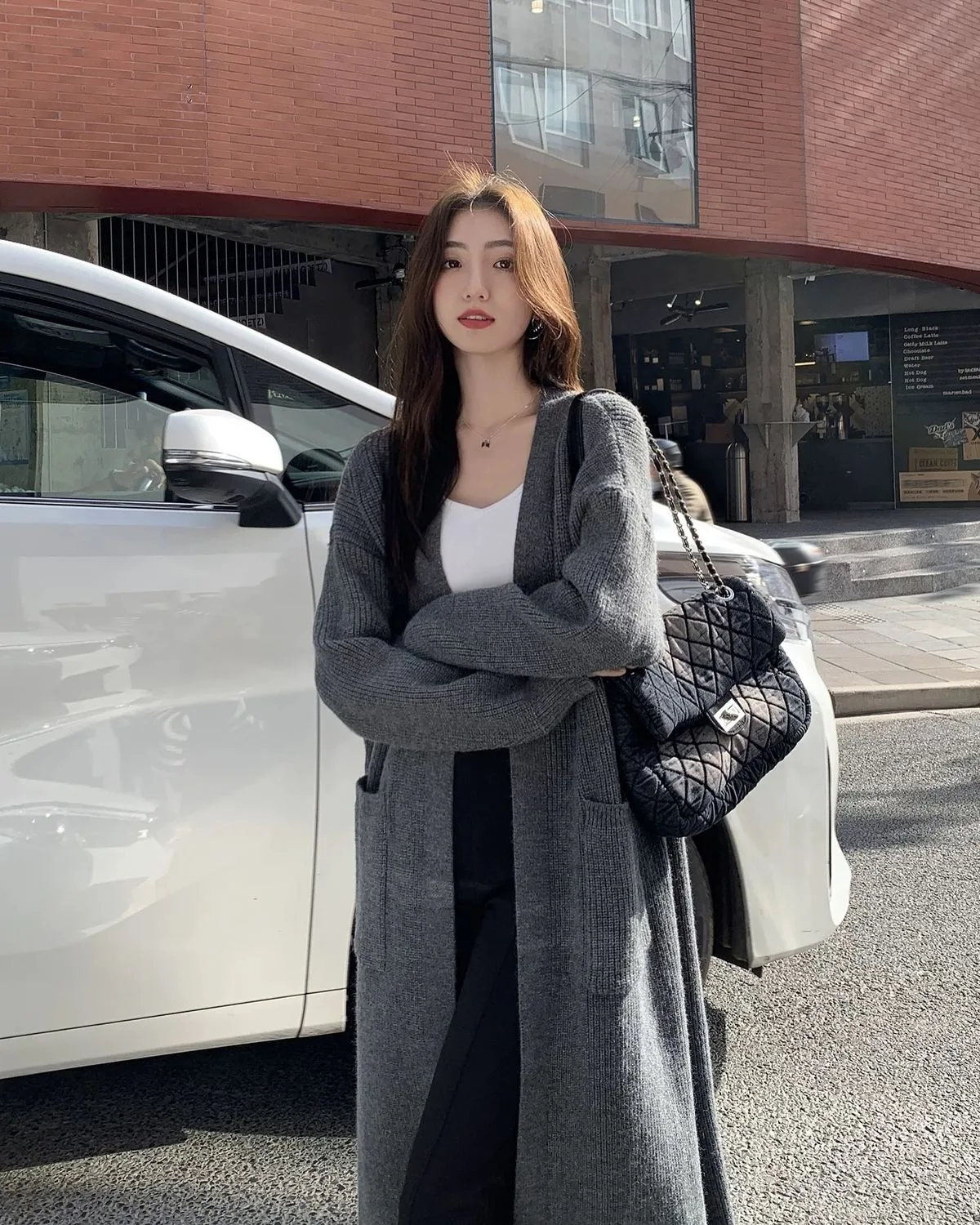 Áo cardigan dáng dài
