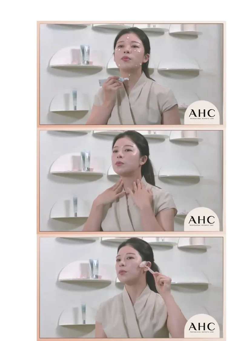 Phương pháp massage da mặt từ AHC Phương pháp massage da mặt từ AHC