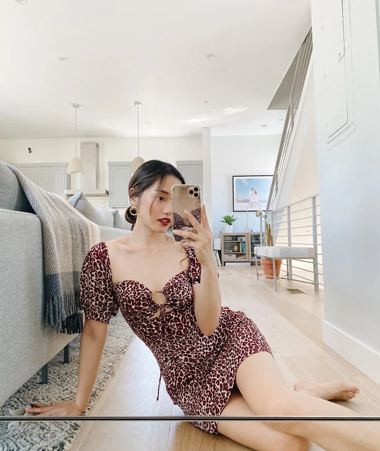 Jenn Im wearing body dress