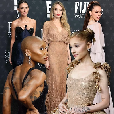 thời trang thảm đỏ Critics Choice Awards 2025