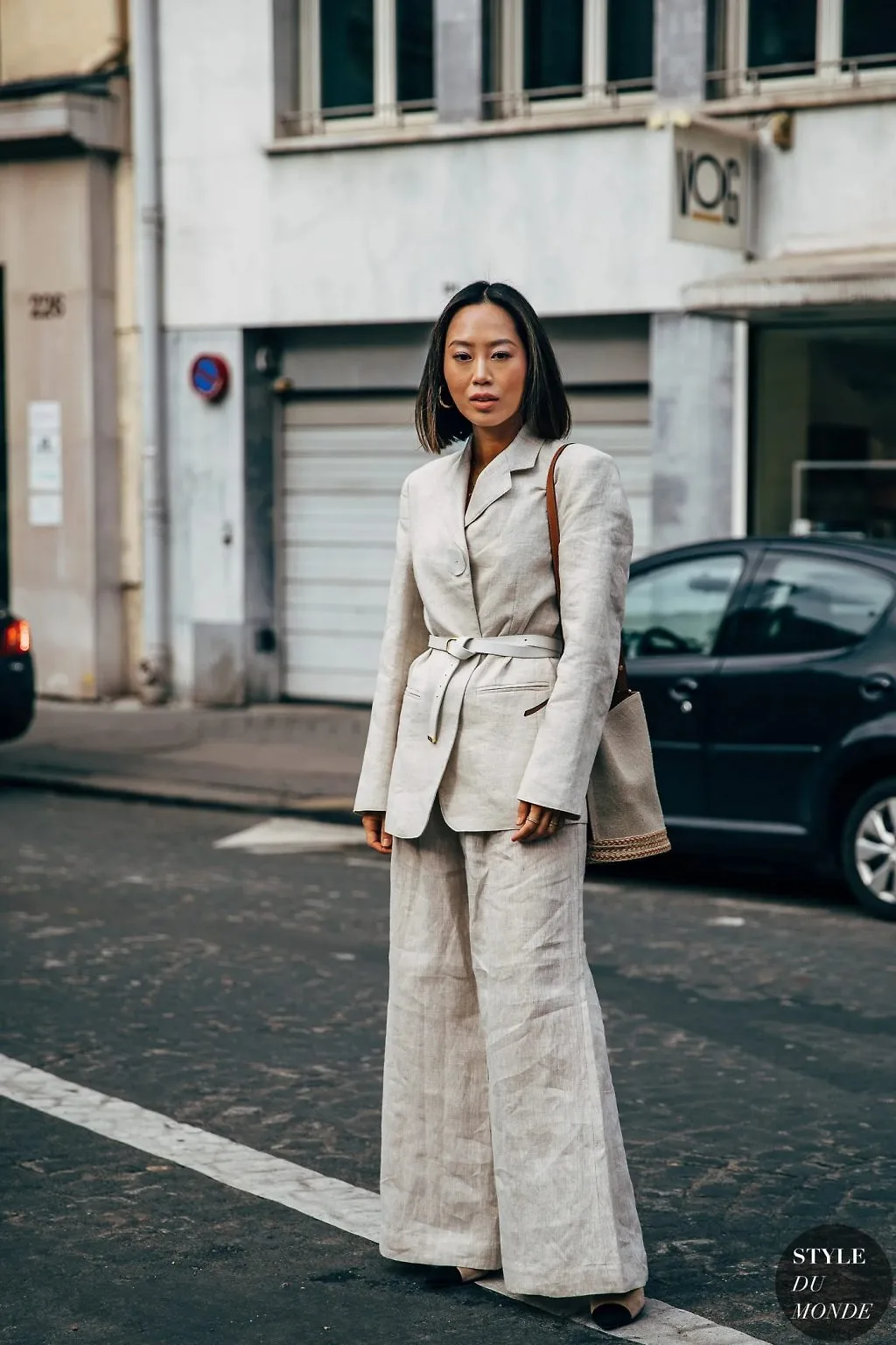 blazer chất liệu linen cho thời trang công sở