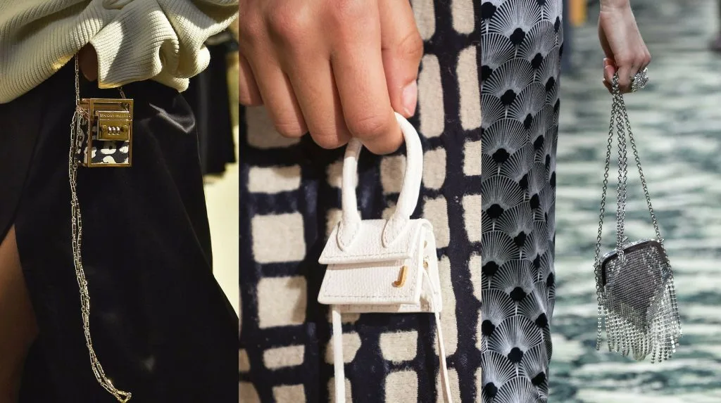 Bắt kịp xu hướng thời trang túi xách siêu nhỏ cùng dàn fashionista thế giới