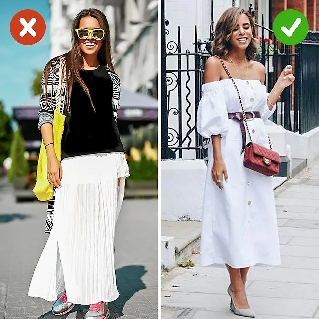 Những bộ đồ thụng hoặc suông rộng thường khiến bạn trông xuề xòa và kém thu hút trong khi chỉ cần tận dụng thắt lưng để làm nên điểm nhấn ở vùng eo thôi cũng đủ khiến bạn trông trẻ trung và năng động hơn nhiều