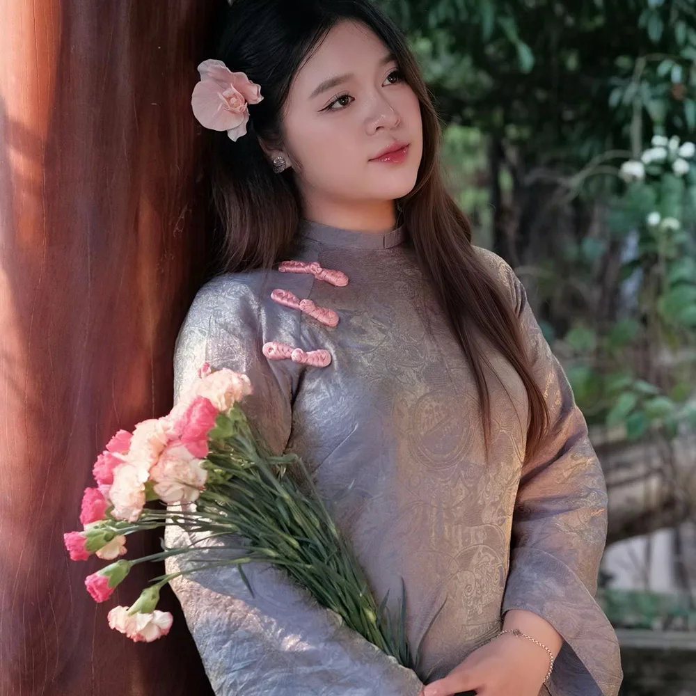 chụp ảnh tết ở chùa diệu pháp