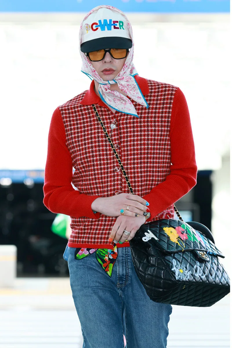 Kiểu quấn khăn babuskha của G-Dragon