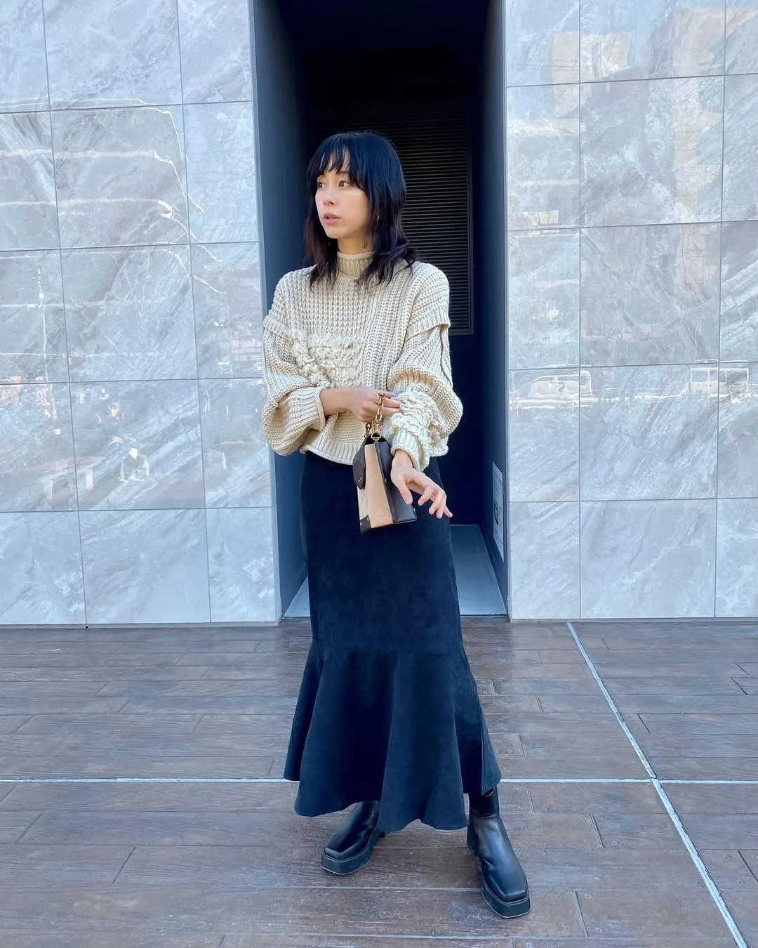 michaela_sato dáng váy đuôi cá nhung