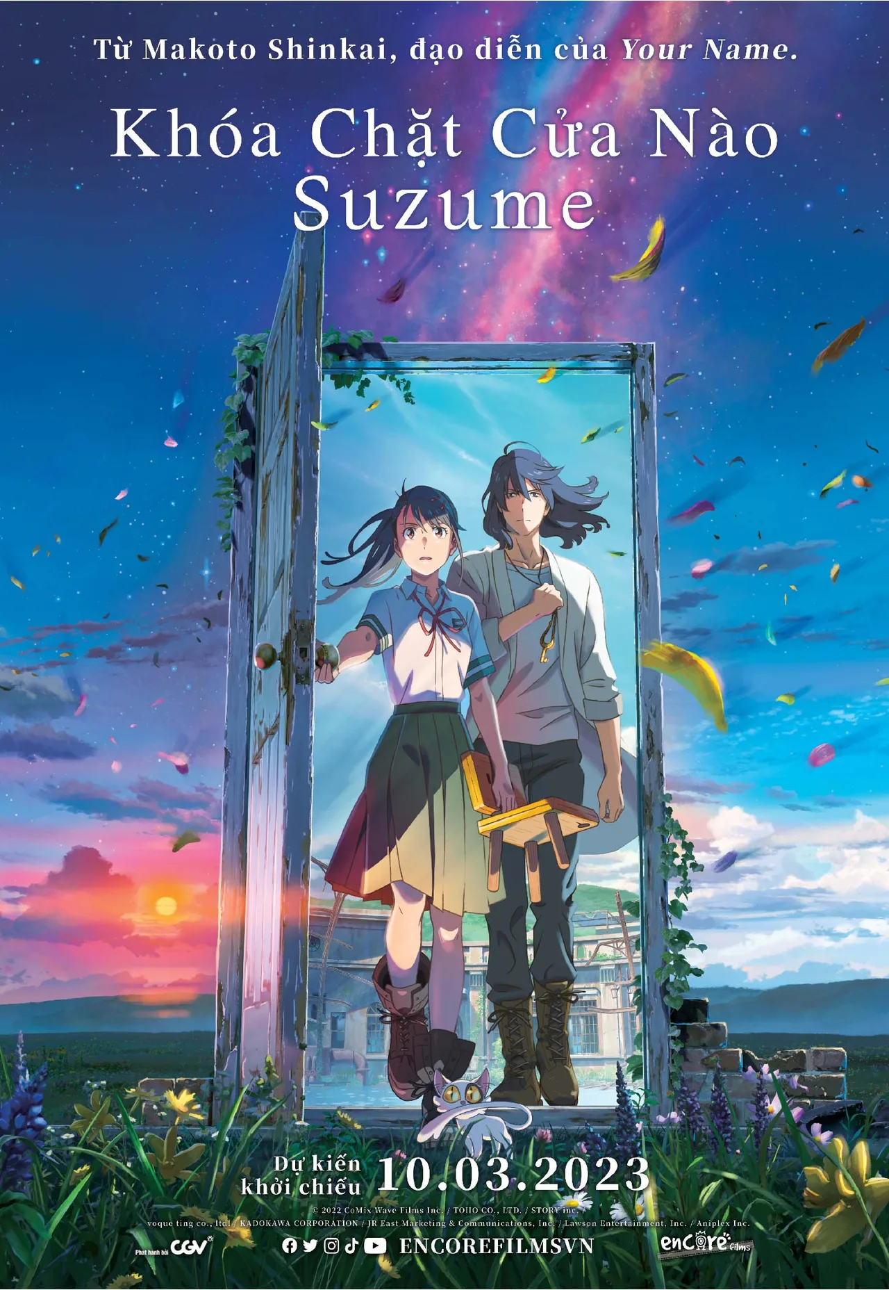 anime khóa chặt cửa nào suzume