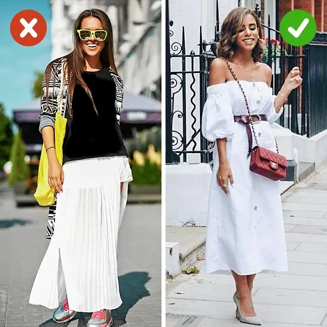 Những bộ đồ thụng hoặc suông rộng thường khiến bạn trông xuề xòa và kém thu hút trong khi chỉ cần tận dụng thắt lưng để làm nên điểm nhấn ở vùng eo thôi cũng đủ khiến bạn trông trẻ trung và năng động hơn nhiều