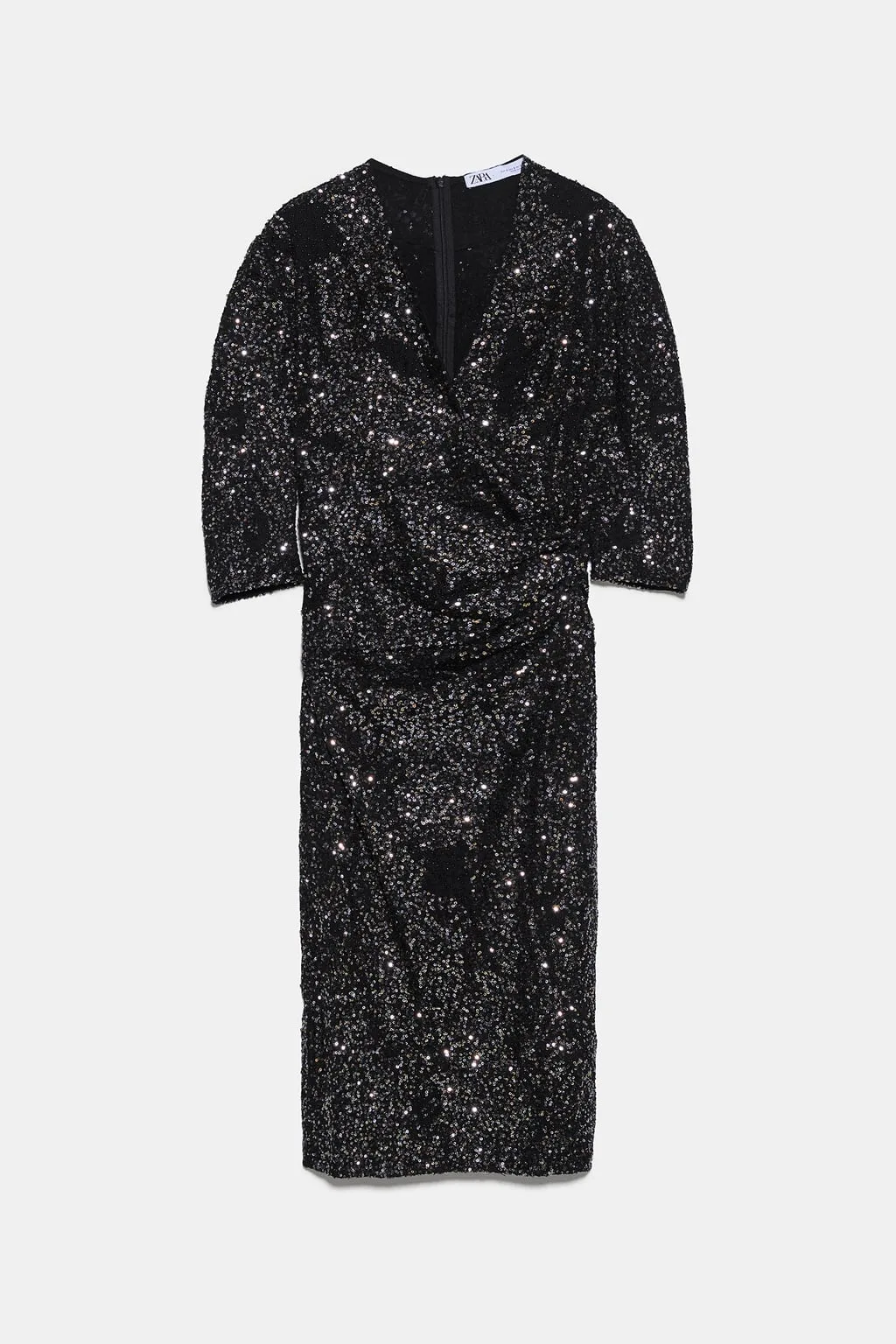 đầm kim sa xếp ly zara - quà tặng giáng sinh 2019