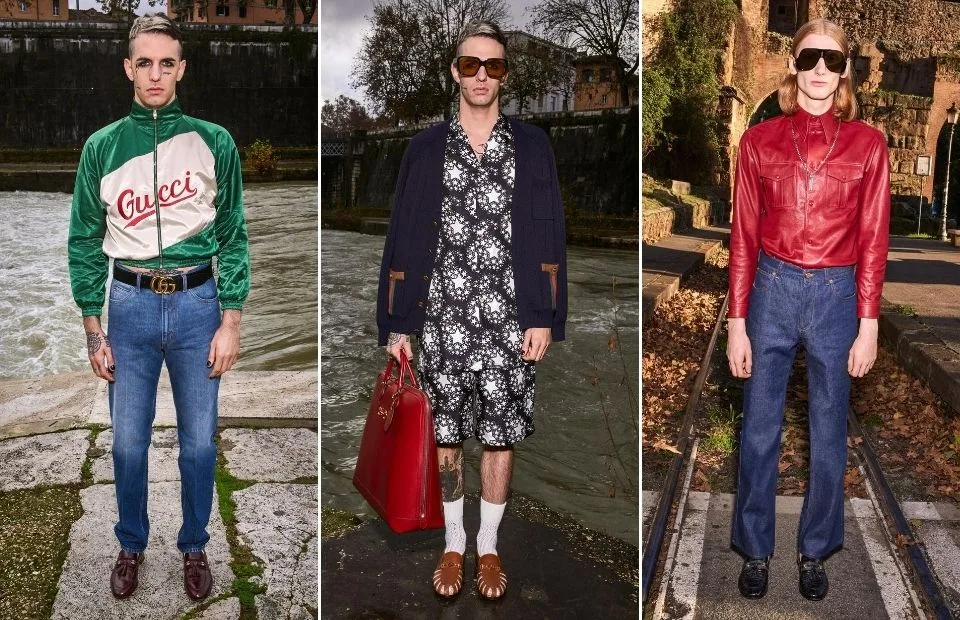 bst gucci men prefall 2020 trong mv dynamite bts