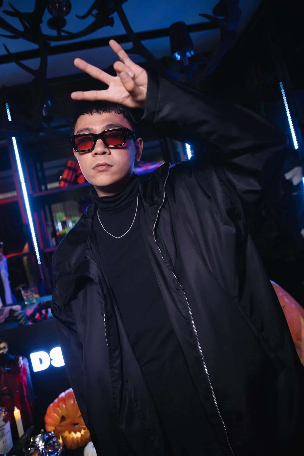 Lil Wuyn DSQUARED2 Private Halloween Party 2022