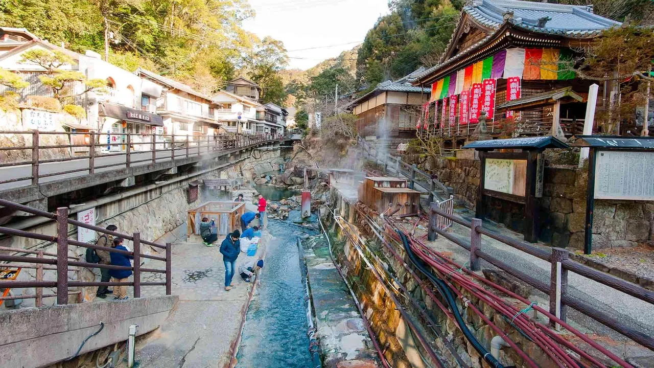 wakayama suối nước nóng yunomine onsen du lich nước nhật bản