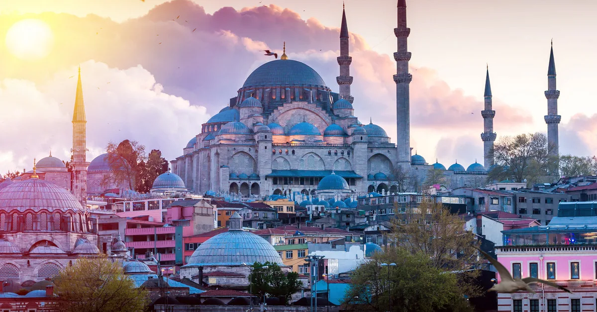 hoàng hôn ở istanbul