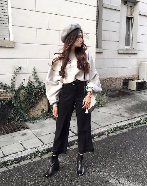 Gợi ý street style cùng giày boots cho mùa Thu-Đông 2017 từ các fashionista Việt Gợi ý street style cùng giày boots cho mùa Thu-Đông 2017 từ các fashionista Việt