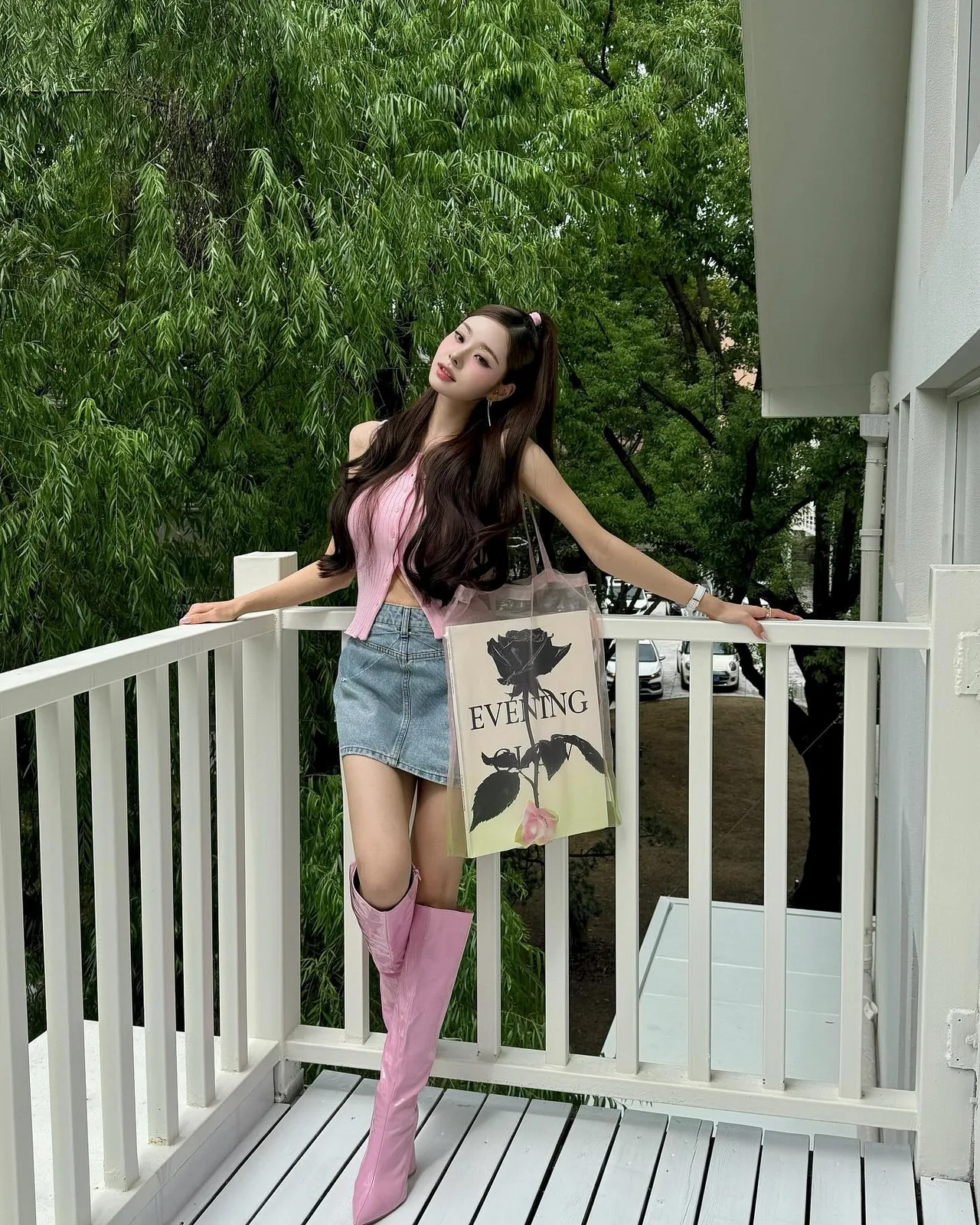 áo len crop
